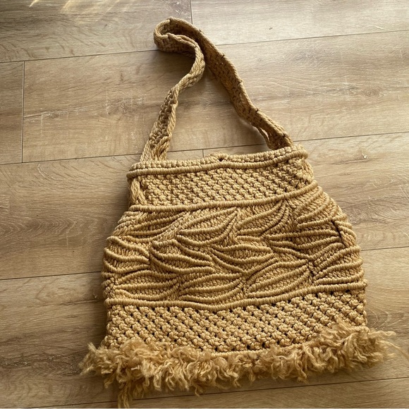Vintage macrame purse handmade - Picture 2 of 4